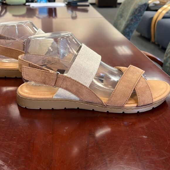 B.O.C. Neutral Elastic Comfort Sandals sz 10 EUC - Picture 1 of 7